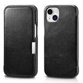 Pokrowiec Etui iCarer Vintage czarny do APPLE iPhone SE 3