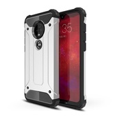 etui pancerne etui pancerne Armor case srebrne do MOTOROLA Moto G7