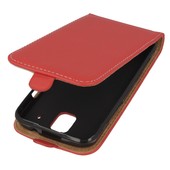 Pokrowiec z klapk na magnes Prestige Slim Flexi czerwony do Allview C6 Quad 4G
