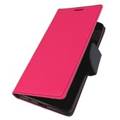 etui z klapk� etui z klapk� na magnes Fancy Case r�owo-granatowe do ALCATEL 3C