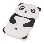 Pokrowiec etui silikonowe 3D Panda czarne do SAMSUNG GT-i9300 Galaxy S III