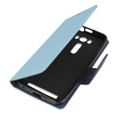 Pokrowiec etui z klapk na magnes Fancy Case niebiesko-granatowe do ASUS ZenFone 2 Laser 5.0