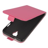 Pokrowiec z klapk� na magnes Prestige Slim Flexi r�owy do Coolpad Modena