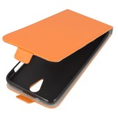 Pokrowiec z klapk� na magnes Prestige Slim Flexi pomara�czowy do HTC Desire 620