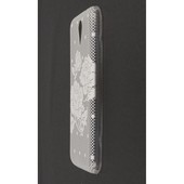 Pokrowiec etui silikonowe Koronka Róża biała Microsoft Lumia 640 / 5