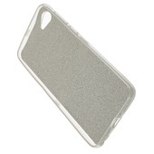 Pokrowiec etui z brokatem Bling Ombre srebrne HTC Desire 12 / 3