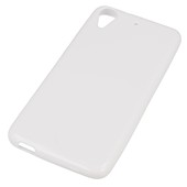 etui na ty� silikonowe etui BACK CASE bia�e do HTC Desire 626