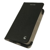 Pokrowiec etui KRUSELL FlipCover Malmo Czarne do HTC 10