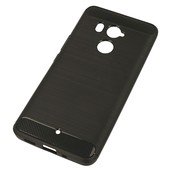 Pokrowiec etui pancerne Karbon Case czarne do HTC U11 Plus