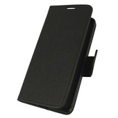 Pokrowiec etui z klapk na magnes Fancy Case czarne do HTC U12+