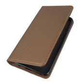 etui z kieszonk� etui z klapk� Magnet Book ciemnoz�ote do HTC U Play