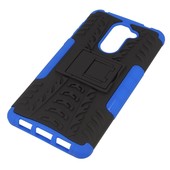 Pokrowiec etui pancerne Hybrid Case niebieski do HUAWEI Honor 6X