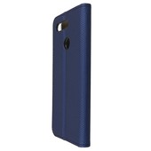 Pokrowiec etui z klapką Magnet Book granatowe HUAWEI Honor View 20 / 7