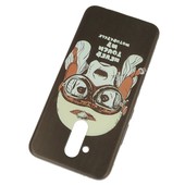 Pokrowiec etui silikonowe wzór Pies Motocyklista OnePlus 7 Pro / 2