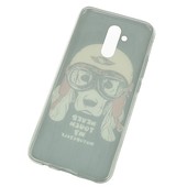 Pokrowiec etui silikonowe wzór Pies Motocyklista OnePlus 7 Pro / 3