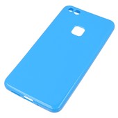 Pokrowiec silikonowe etui BACK CASE niebieskie do HUAWEI P10 Lite
