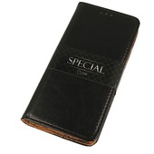 Pokrowiec etui skórzane Flexi Book Special czarne HUAWEI P20 Lite / 2