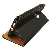 Pokrowiec etui skórzane Flexi Book Special czarne HUAWEI P20 Lite / 4