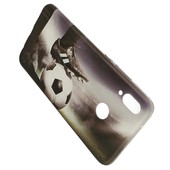 Pokrowiec etui silikonowe wzór Piłka Nożna HUAWEI P Smart / 4