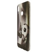 Pokrowiec etui silikonowe wzór Piłka Nożna HUAWEI P Smart / 5