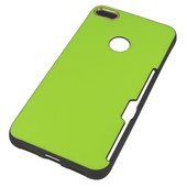 Pokrowiec etui Case Card z miejscem na kart� limonkowe do HUAWEI P9 Lite 2017