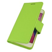 etui zamykane etui z klapk� na magnes Fancy Case limonkowe do HUAWEI Honor 7S