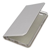 etui z klapk� etui z klapk� Magnet Book srebrne do Lenovo A
