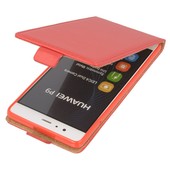 etui z klapk� z klapk� na magnes Prestige Slim Flexi czerwony do HUAWEI P9