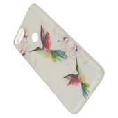 Pokrowiec etui silikonowe wzór Akwarelowy Koliber HUAWEI P Smart / 3