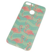 Pokrowiec etui silikonowe wz�r Flamingi do HUAWEI P Smart