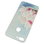 Pokrowiec etui silikonowe wzór Kwitnąca Magnolia HUAWEI P Smart / 2