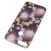 Pokrowiec etui silikonowe wzór Żuraw i Kwiaty HUAWEI P Smart / 2