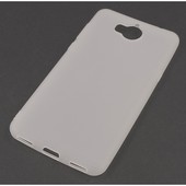 etui prze�roczyste silikonowe etui BACK CASE bia�e do HUAWEI Y6 (2017)