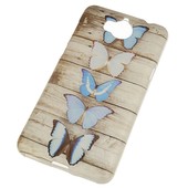 Pokrowiec etui silikonowe wzr Niebieskie Motyle do LG K10 (2017)