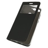 etui z okienkiem etui Smart Look Cover z okienkiem czarne do HUAWEI Y6 Prime 2018