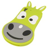 Pokrowiec etui silikonowe 3D Osio�ek zielony do ORANGE Dive 70