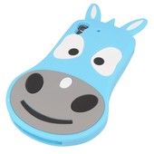 Pokrowiec etui silikonowe 3D Osio�ek niebieski do ORANGE Dive 70