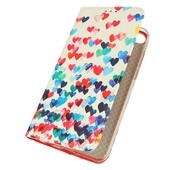 Pokrowiec etui Smart Book Trendy Hearts do HUAWEI Y7 Prime 2018