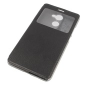 Pokrowiec etui Flip Cover Book z okienkiem czarne HUAWEI Y7 / 2