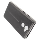 Pokrowiec etui Flip Cover Book z okienkiem czarne HUAWEI Y7 / 4
