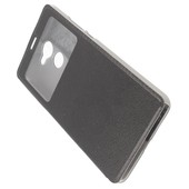 Pokrowiec etui Flip Cover Book z okienkiem czarne HUAWEI Y7 / 5