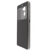 Pokrowiec etui Flip Cover Book z okienkiem czarne HUAWEI Y7 / 7