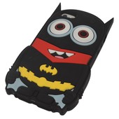 Pokrowiec etui silikonowe 3D Batman czarny do APPLE iPhone 5s