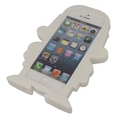 Pokrowiec etui silikonowe 3D Gwiezdne Wojny Szturmowiec biały APPLE iPhone 5 / 3