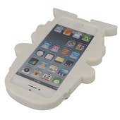 Pokrowiec etui silikonowe 3D Gwiezdne Wojny Szturmowiec biały APPLE iPhone 5 / 4