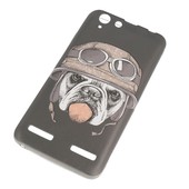 Pokrowiec etui silikonowe wz�r Motodog do Lenovo K5