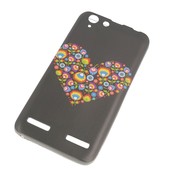 Pokrowiec etui silikonowe wz�r Folk Serce do Lenovo K5