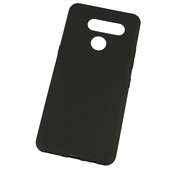 Pokrowiec Nakadka z matowego silikonu Back Case Matt czarna do LG G7 ThinQ