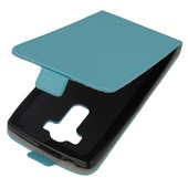 Pokrowiec z klapk na magnes Prestige Slim Flexi jasny niebieski do LG G4s