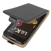 Pokrowiec z klapk na magnes Prestige Slim Flexi czarny do LG K4